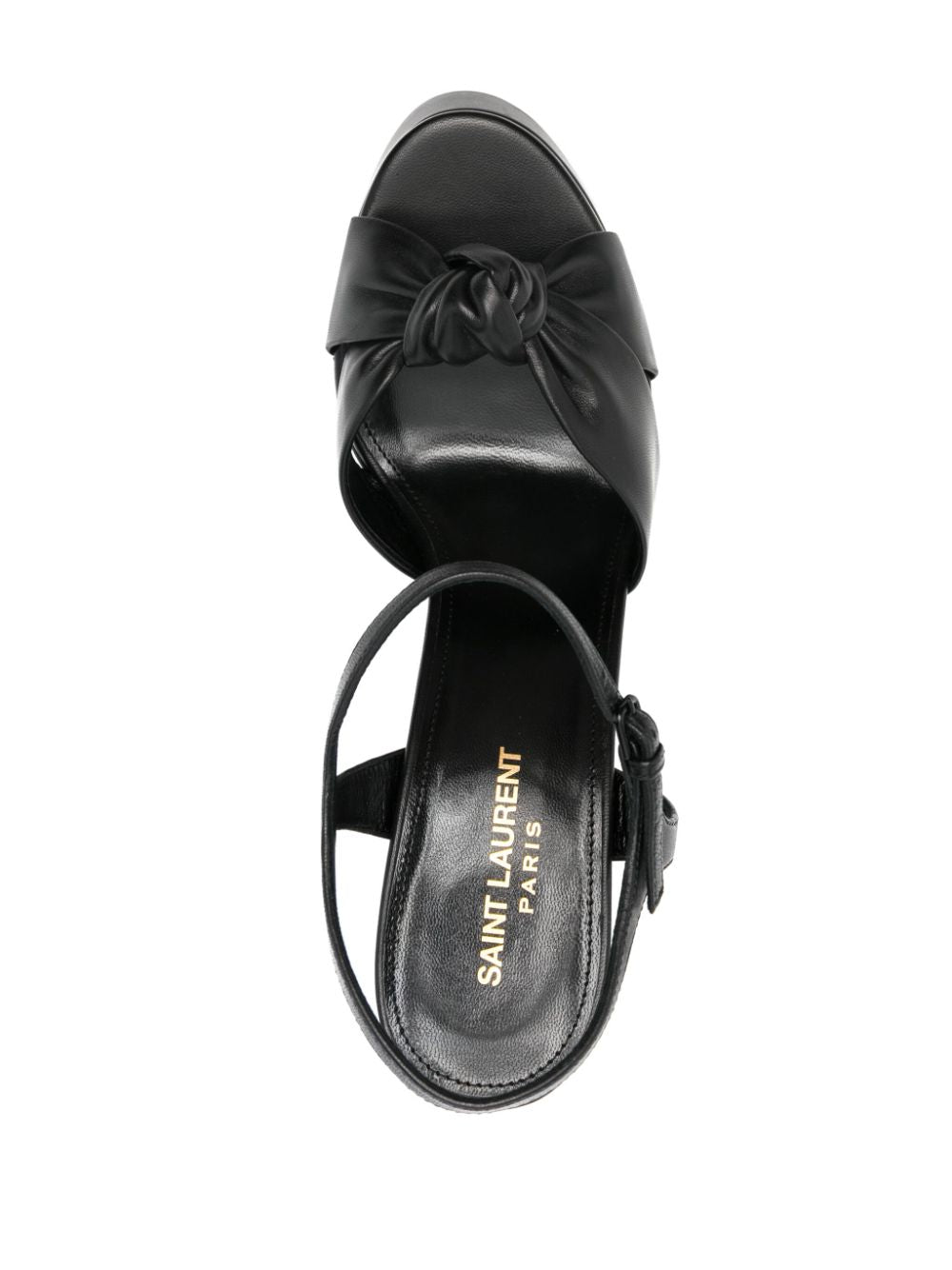 Saint Laurent 145mm leather platform sandals - Image 4