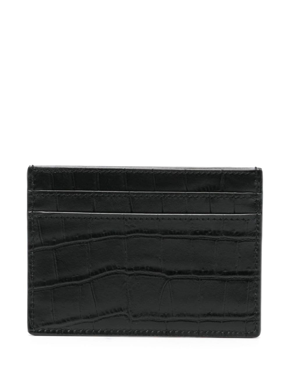 Saint Laurent Cassandre-logo leather cardholder - Image 2