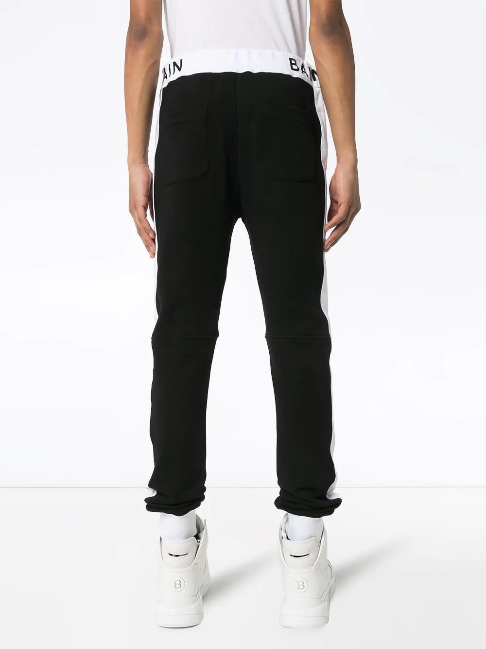 Balmain logo print track pants - Image 4
