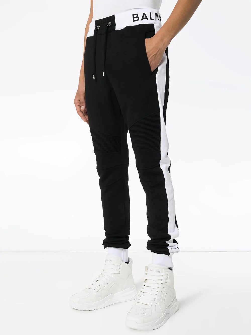 Balmain logo print track pants - Image 3