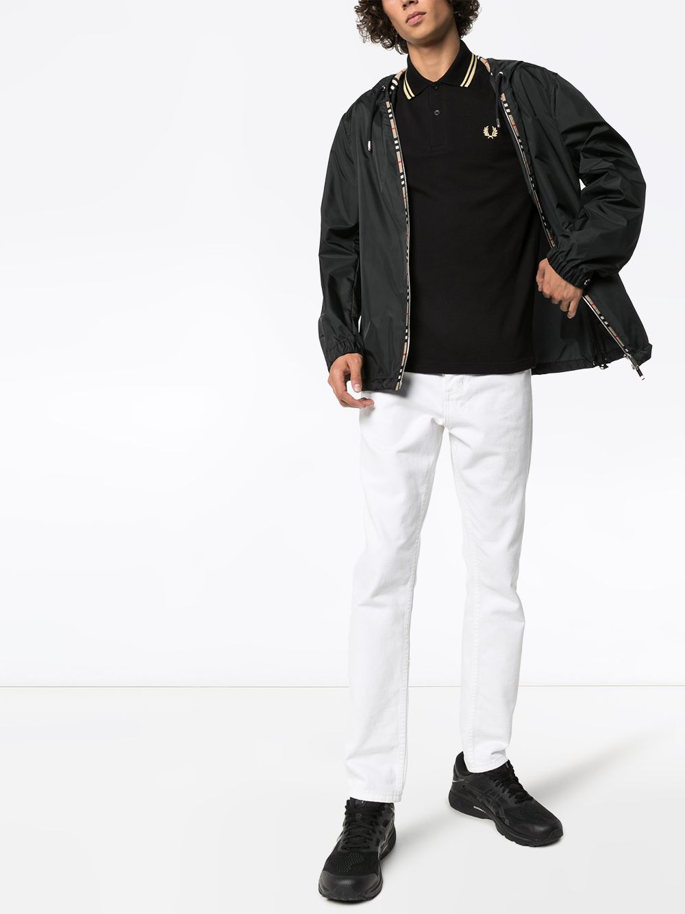 Fred Perry stripe-trimmed polo shirt - Image 2