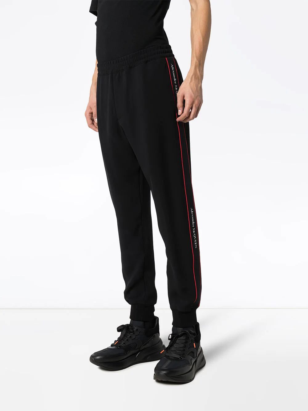 Alexander McQueen logo tape track pants - Image 3