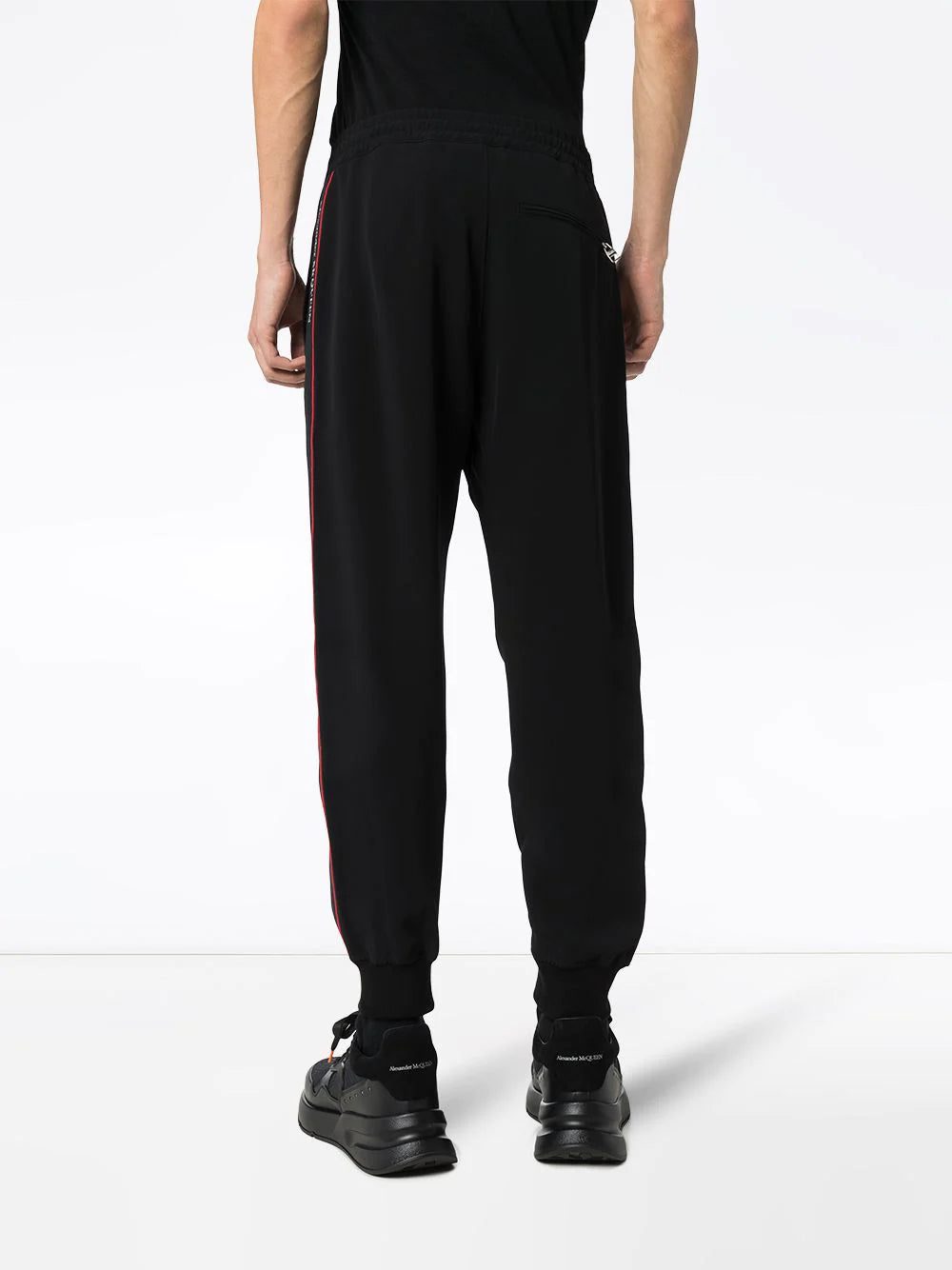 Alexander McQueen logo tape track pants - Image 4