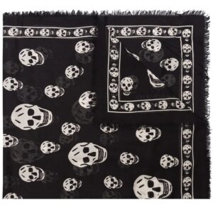 Alexander McQueen skull print scarf