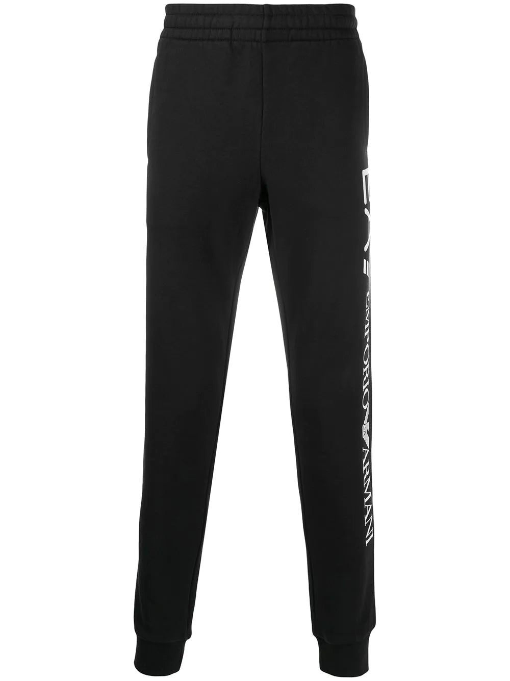 Ea7 Emporio Armani logo print track pants
