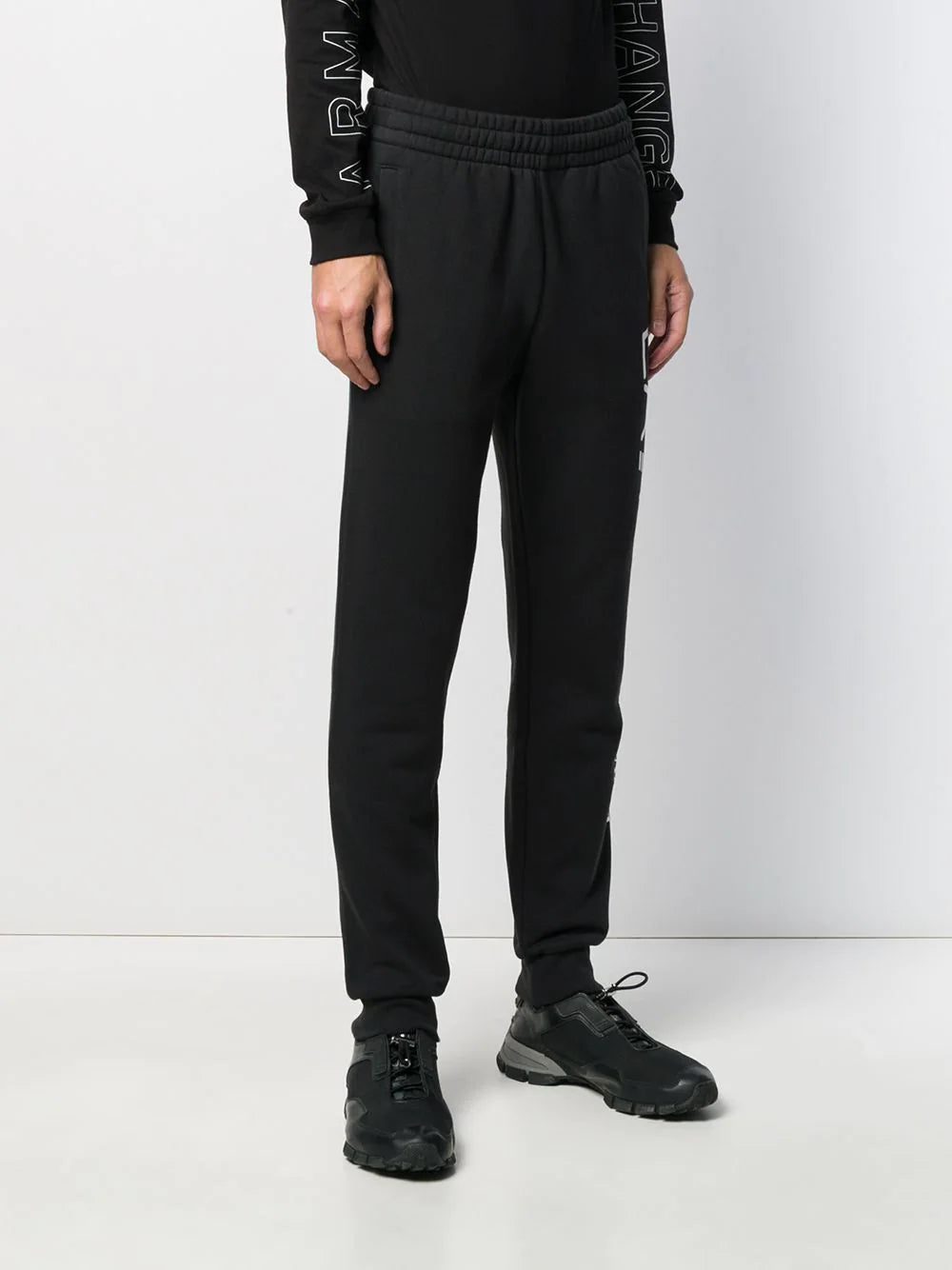 Ea7 Emporio Armani logo print track pants - Image 3