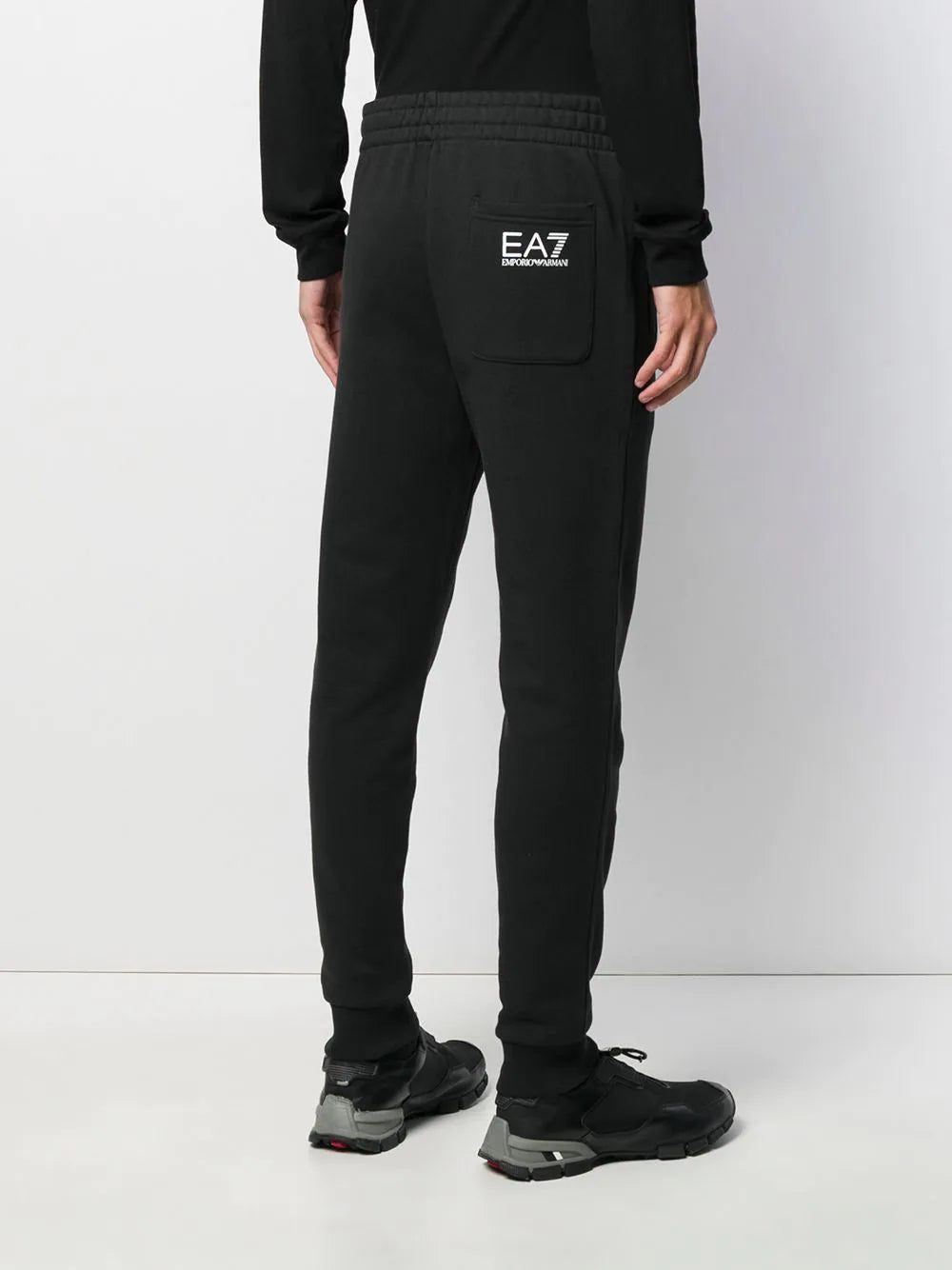 Ea7 Emporio Armani logo print track pants - Image 4