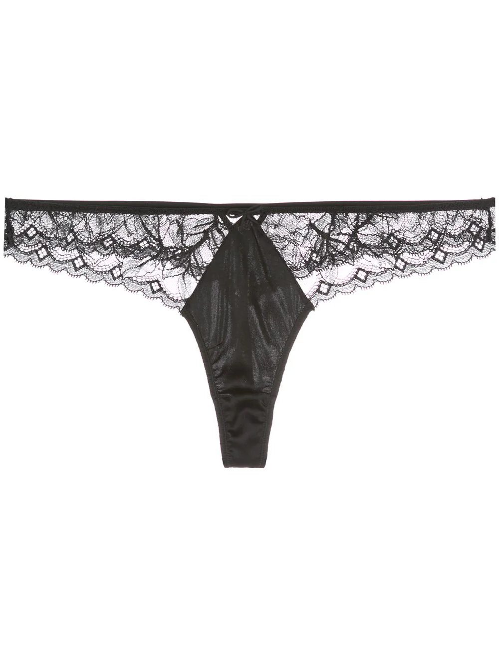 Fleur Du Mal Gardenia lace thong