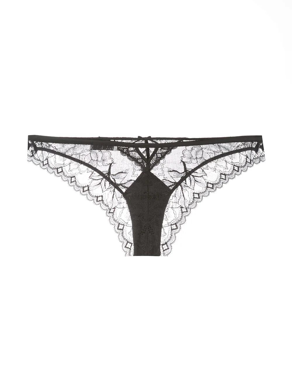 Fleur Du Mal Gardenia lace tanga - Image 2
