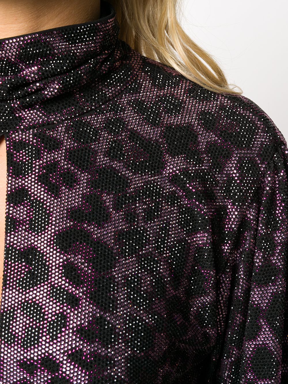 Philipp Plein metallic print dress - Image 4