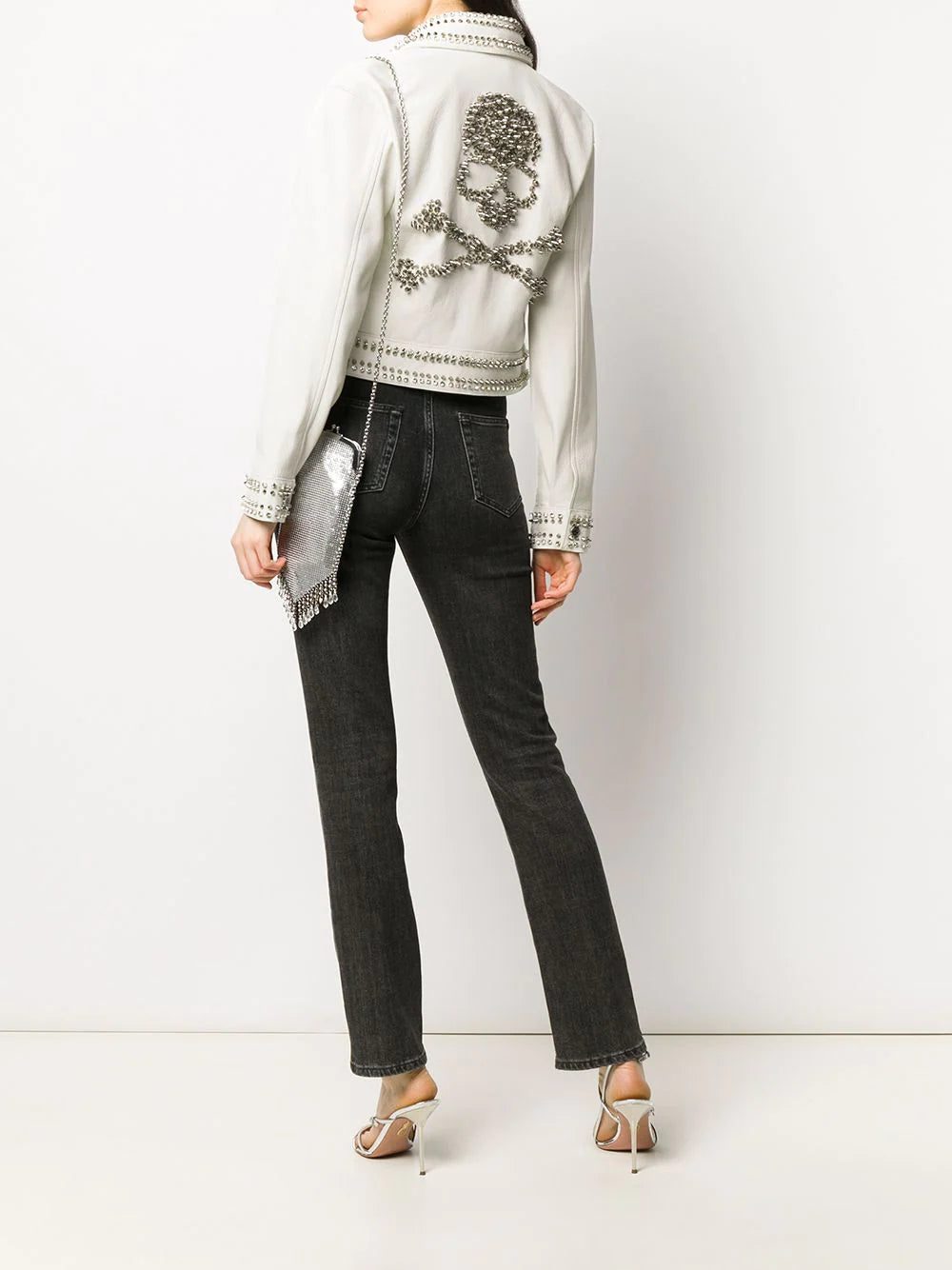 Philipp Plein skull stud leather jacket - Image 2