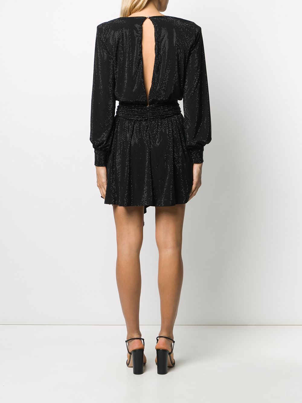 Philipp Plein belted long-sleeve mini dress - Image 5