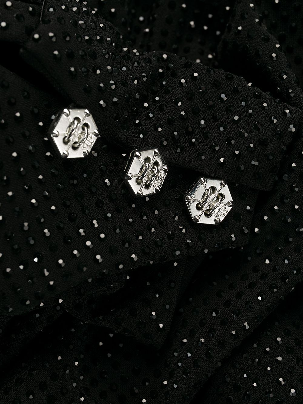 Philipp Plein belted long-sleeve mini dress - Image 2