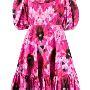 Alexander McQueen  abstract floral print dress