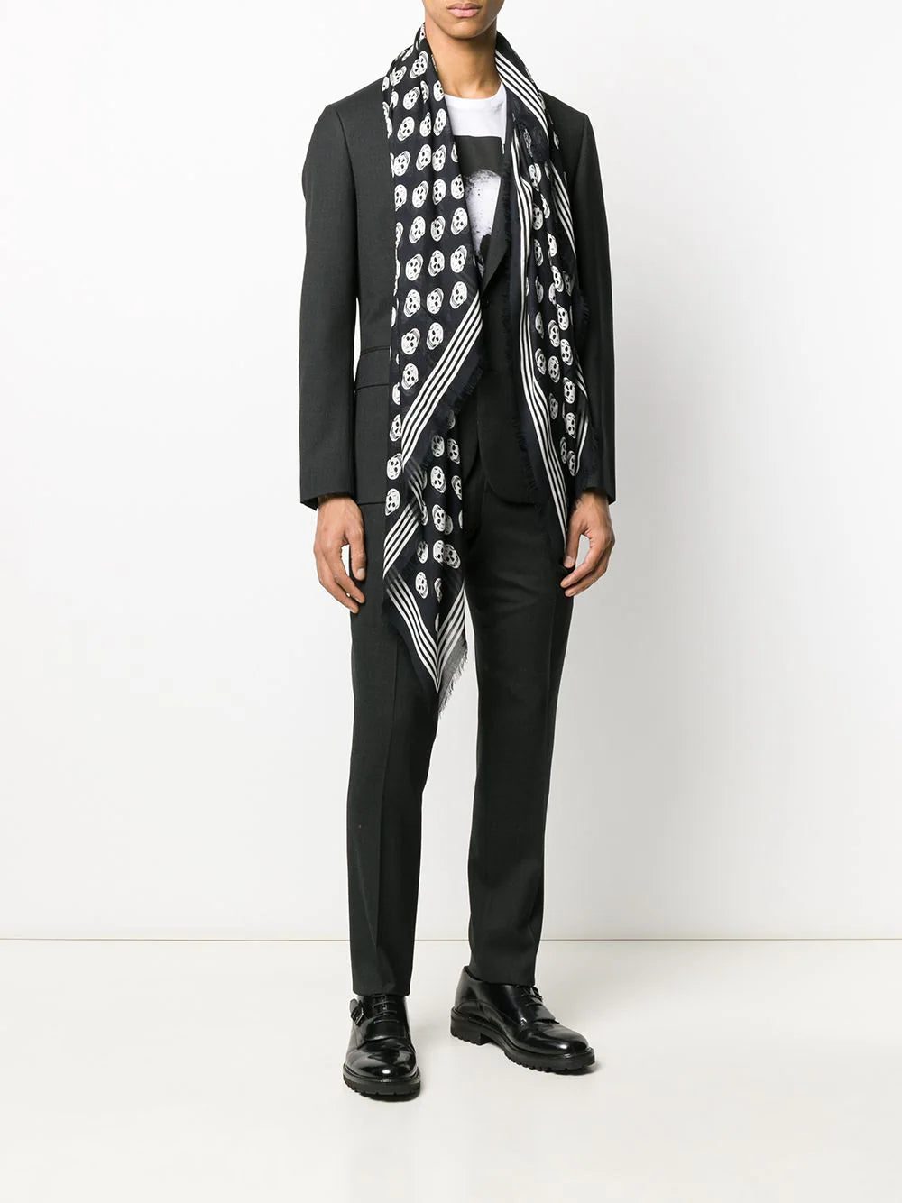 Alexander McQueen skull-print scarf - Image 2