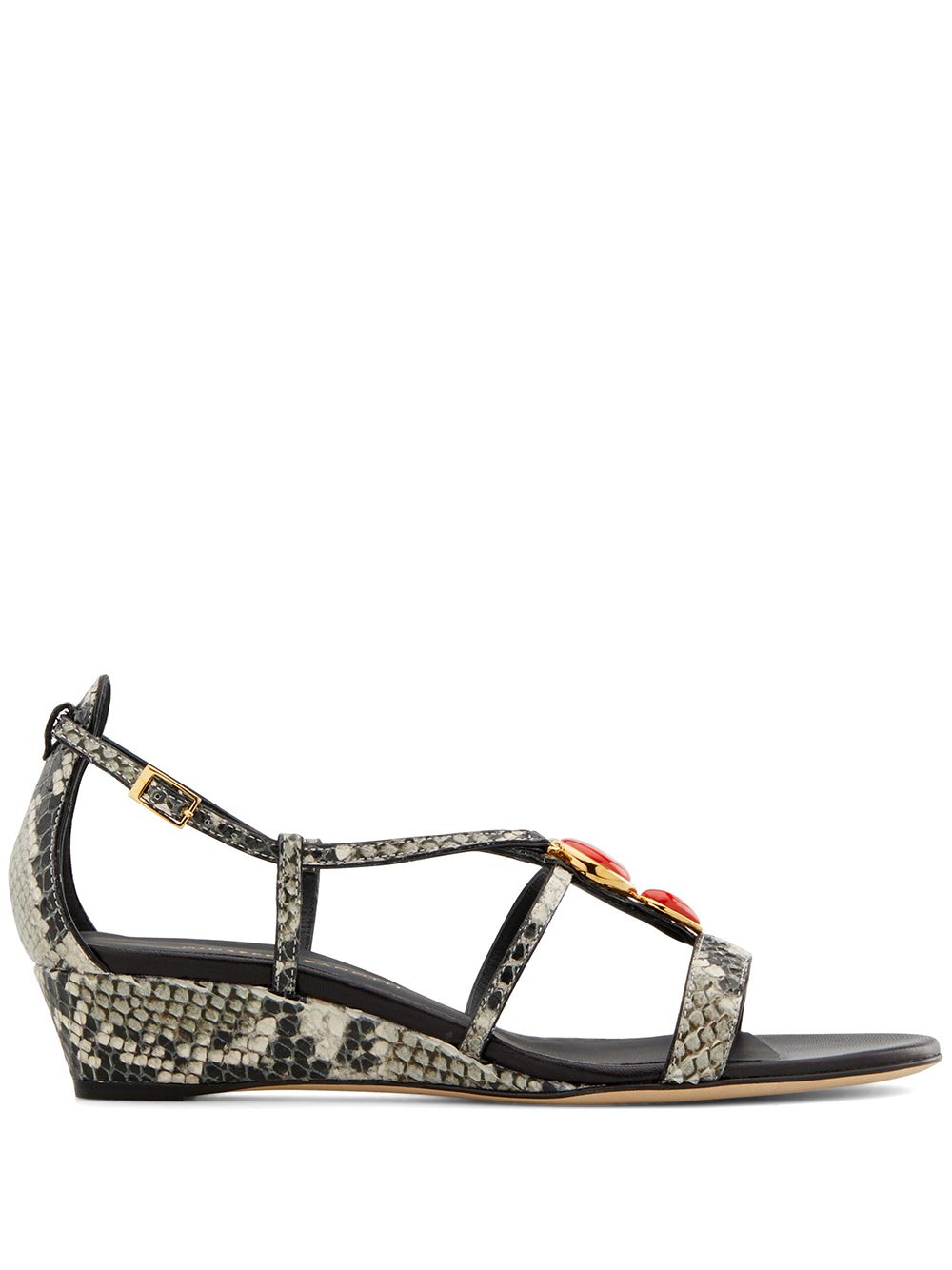 Giuseppe Zanotti Adelaide python-print sandals