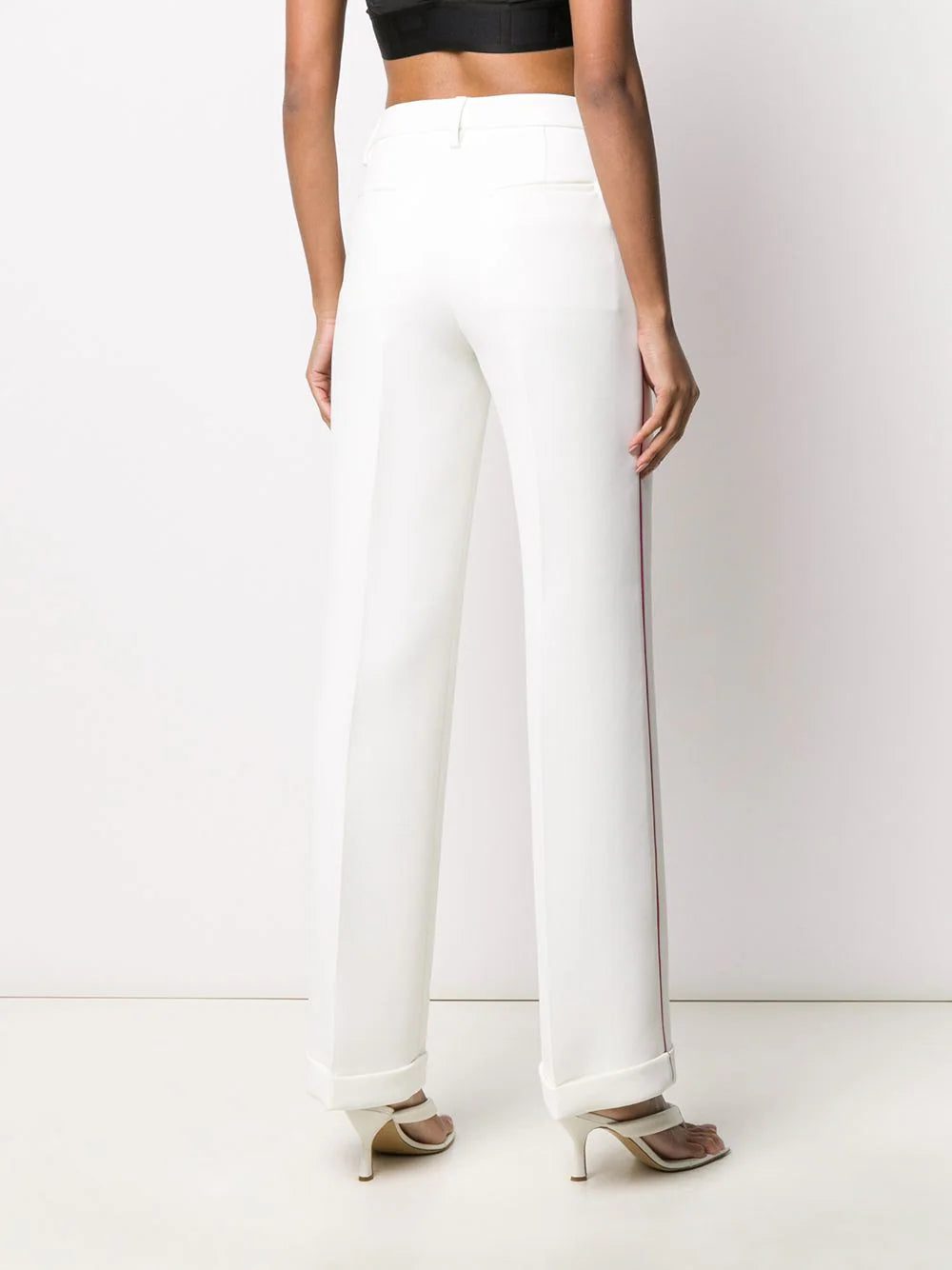 Off-White contrasting trim tailored trousers - Image 4