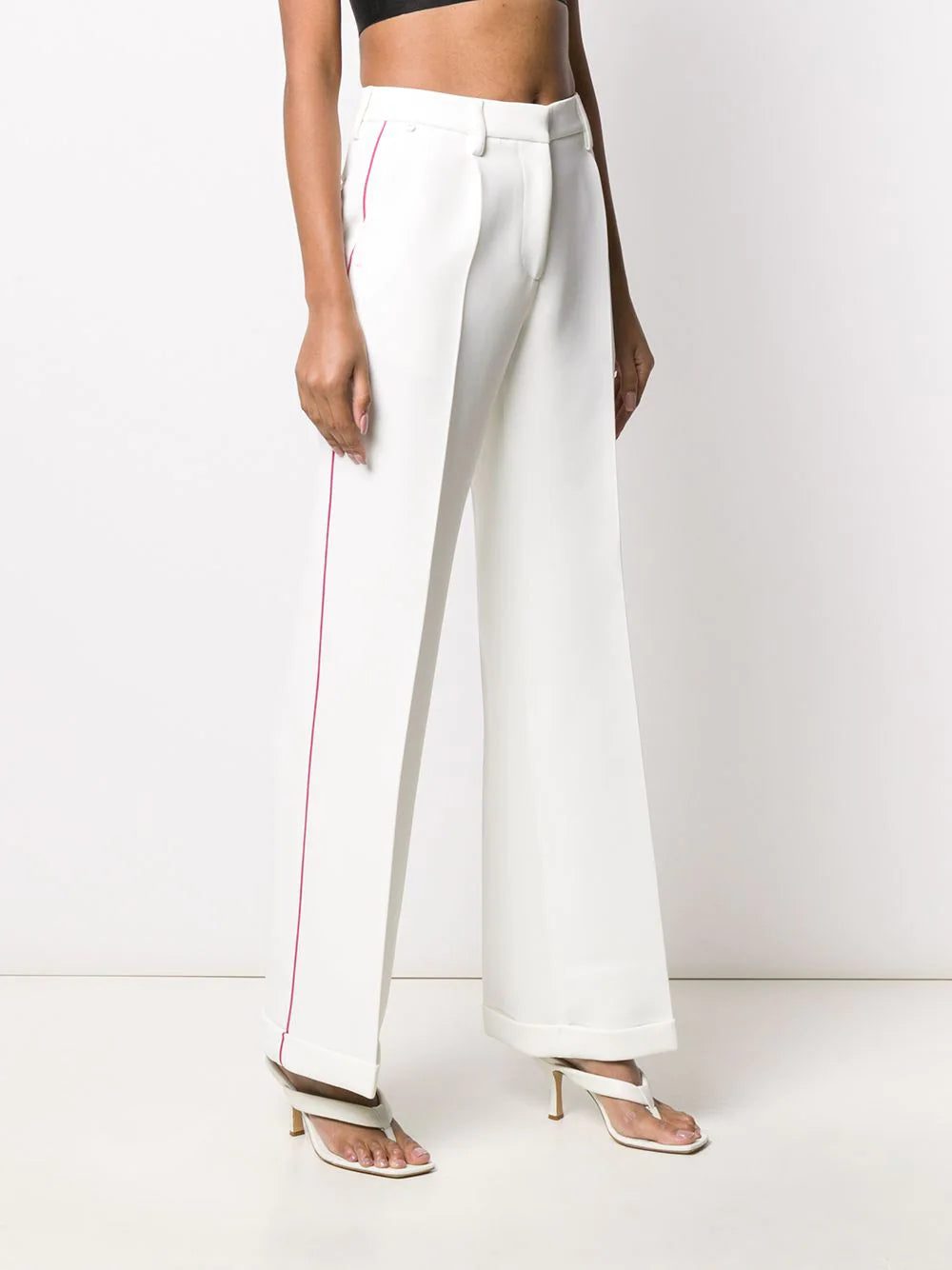 Off-White contrasting trim tailored trousers - Image 3