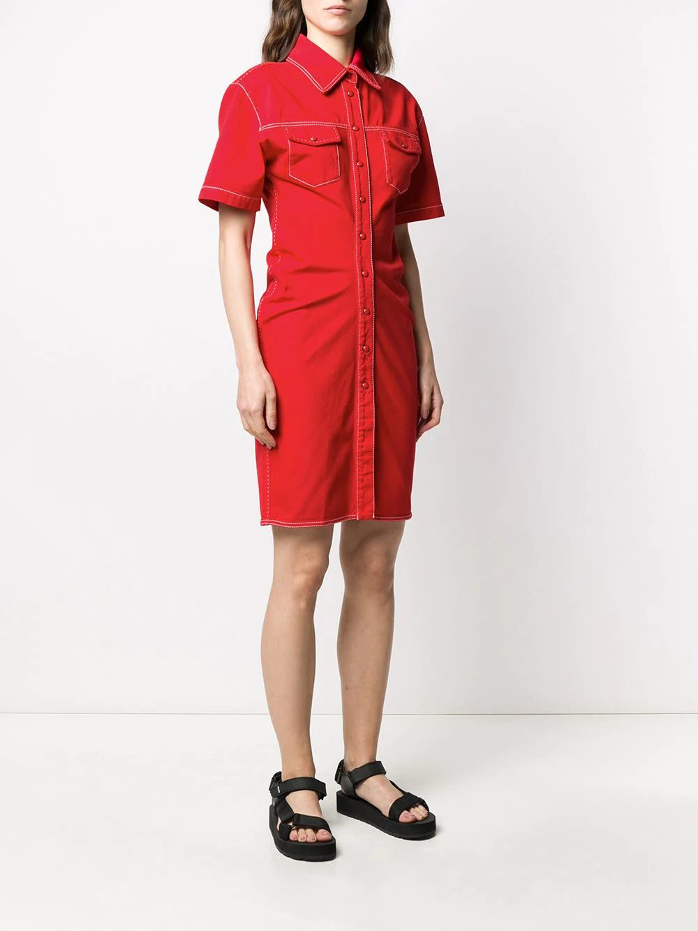 Off-White denim shirt dress - Image 3