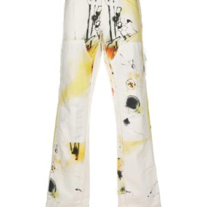 Off-White  Futura abstract carpenter trousers