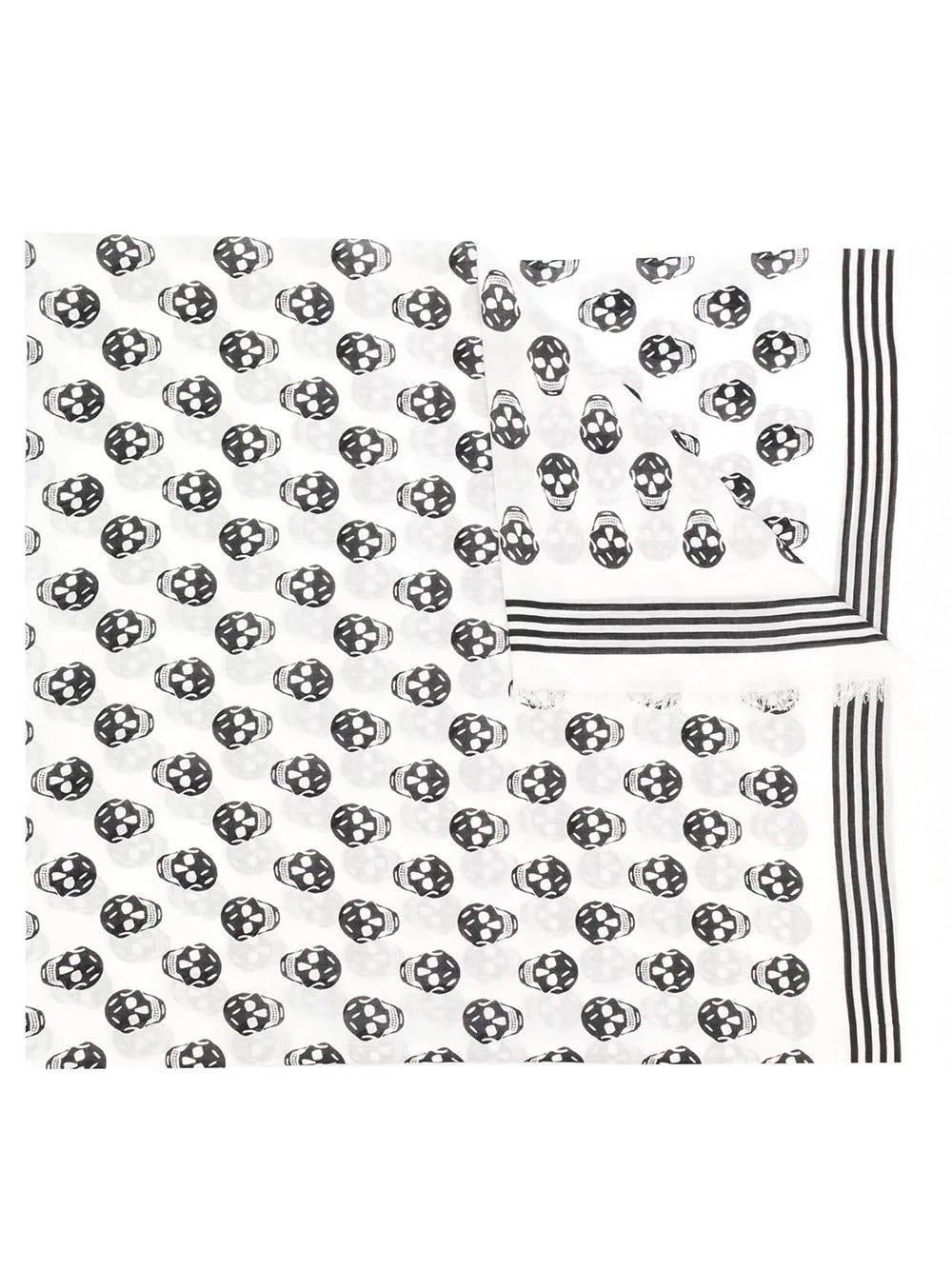 Alexander McQueen skull-print scarf