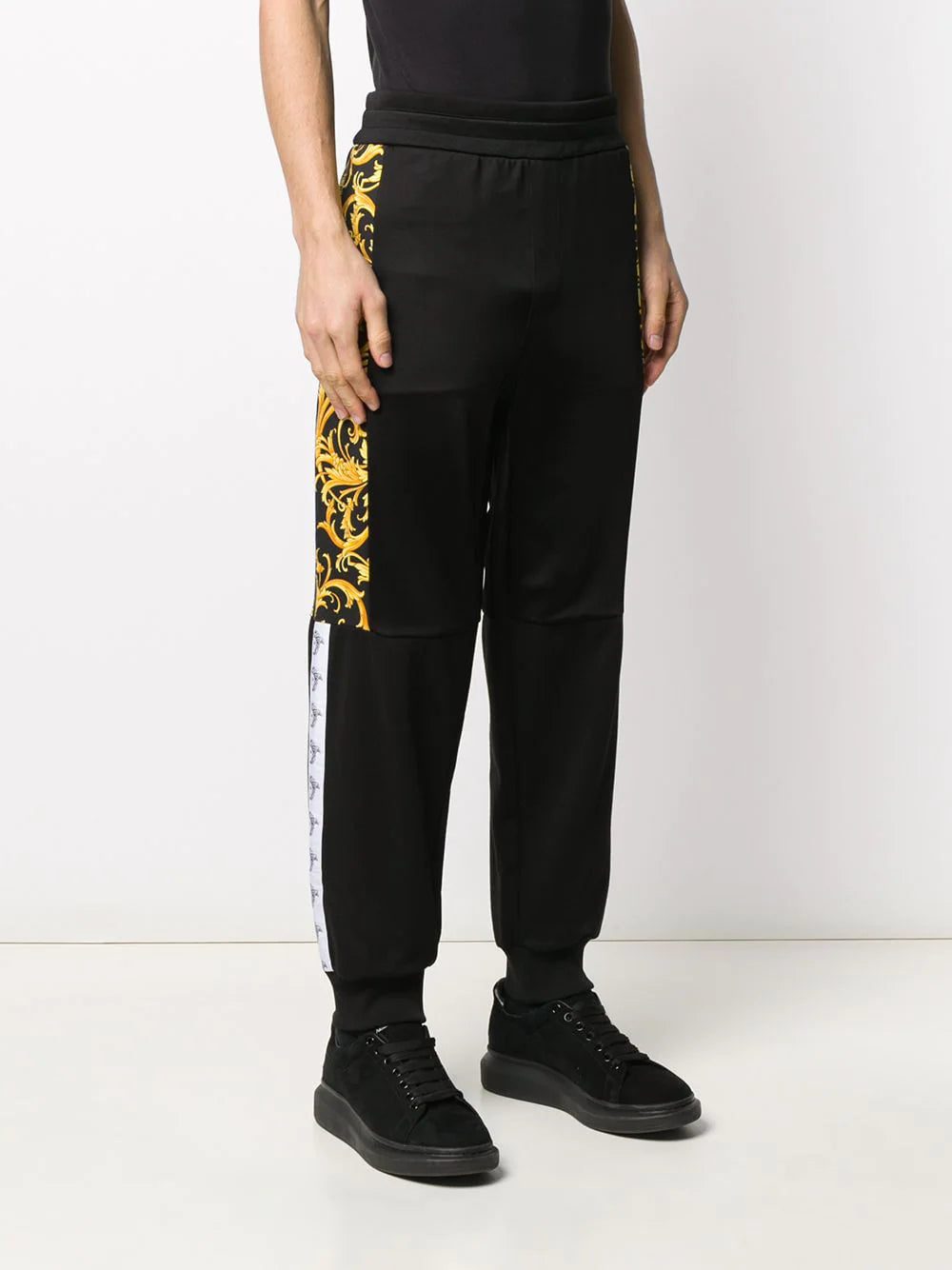 Versace Barocco logo track pants - Image 3