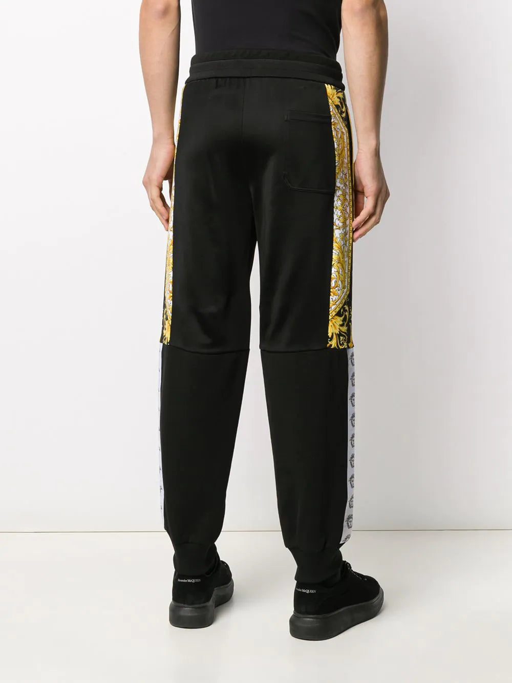 Versace Barocco logo track pants - Image 4