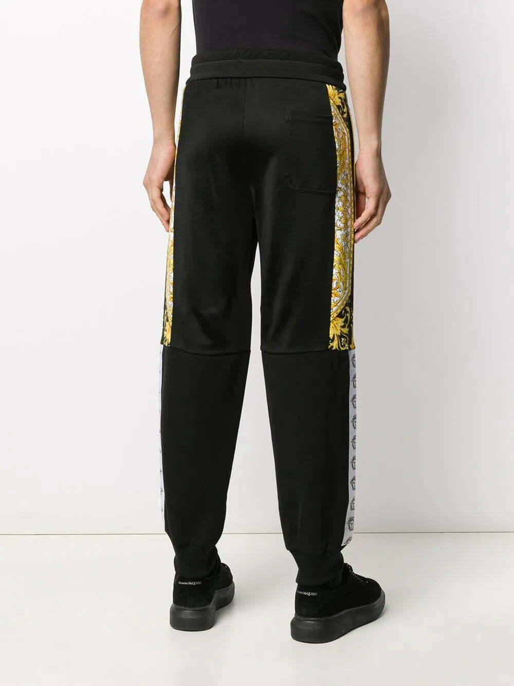 Versace Barocco logo track pants - Image 4