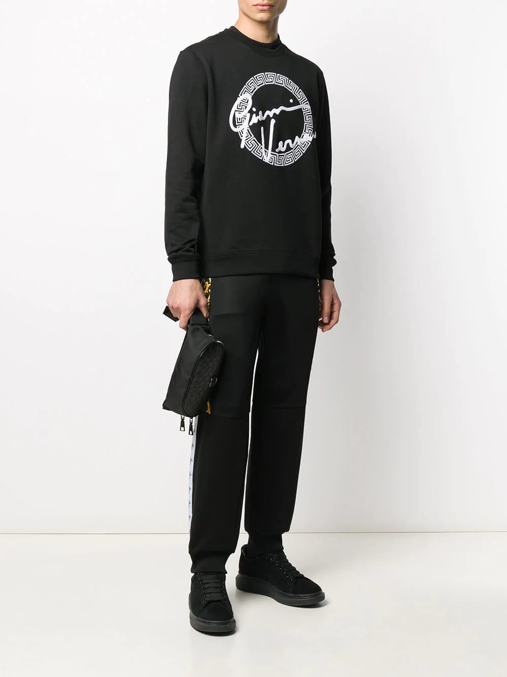 Versace Barocco logo track pants - Image 2