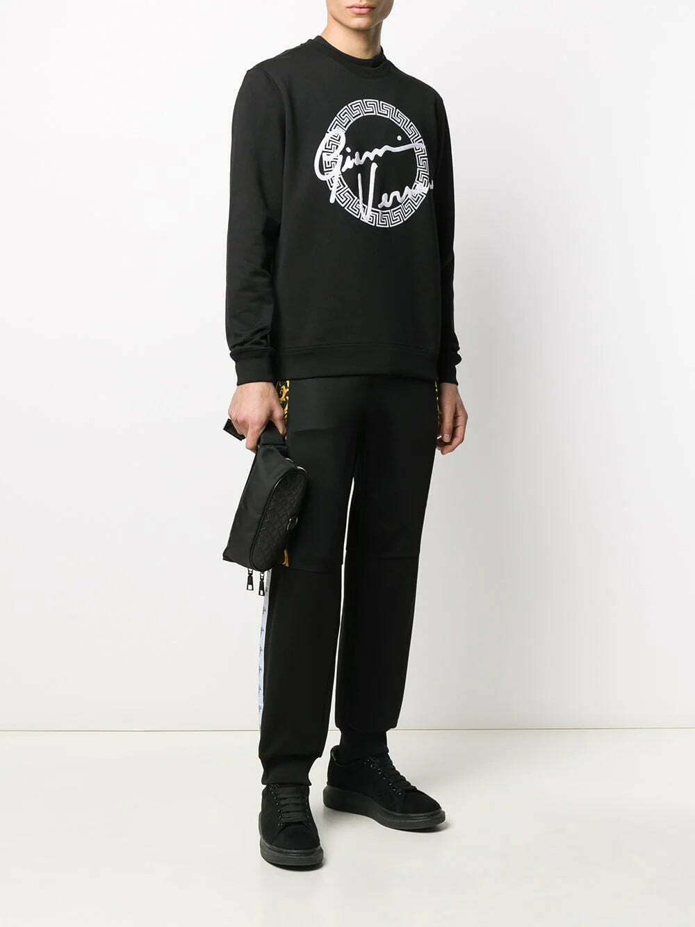 Versace Barocco logo track pants - Image 2