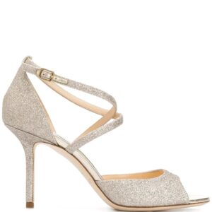 Jimmy choo  Emsy 85mm glitter sandals
