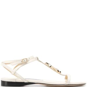 Jimmy Choo  Alodie logo flat sandals