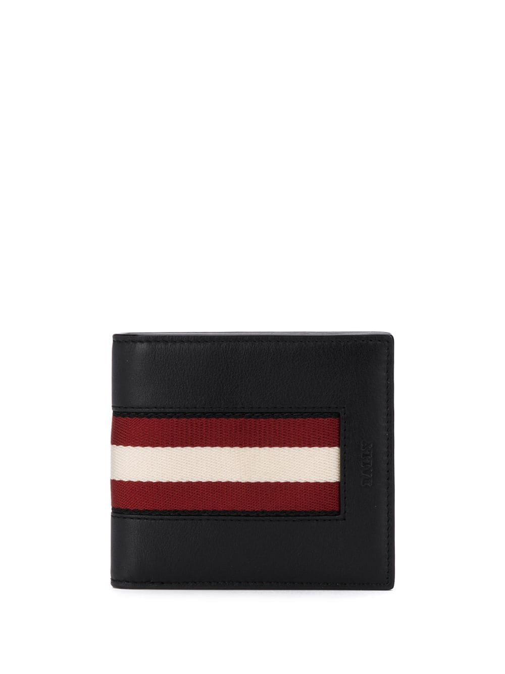 Bally striped trim bifold wallet