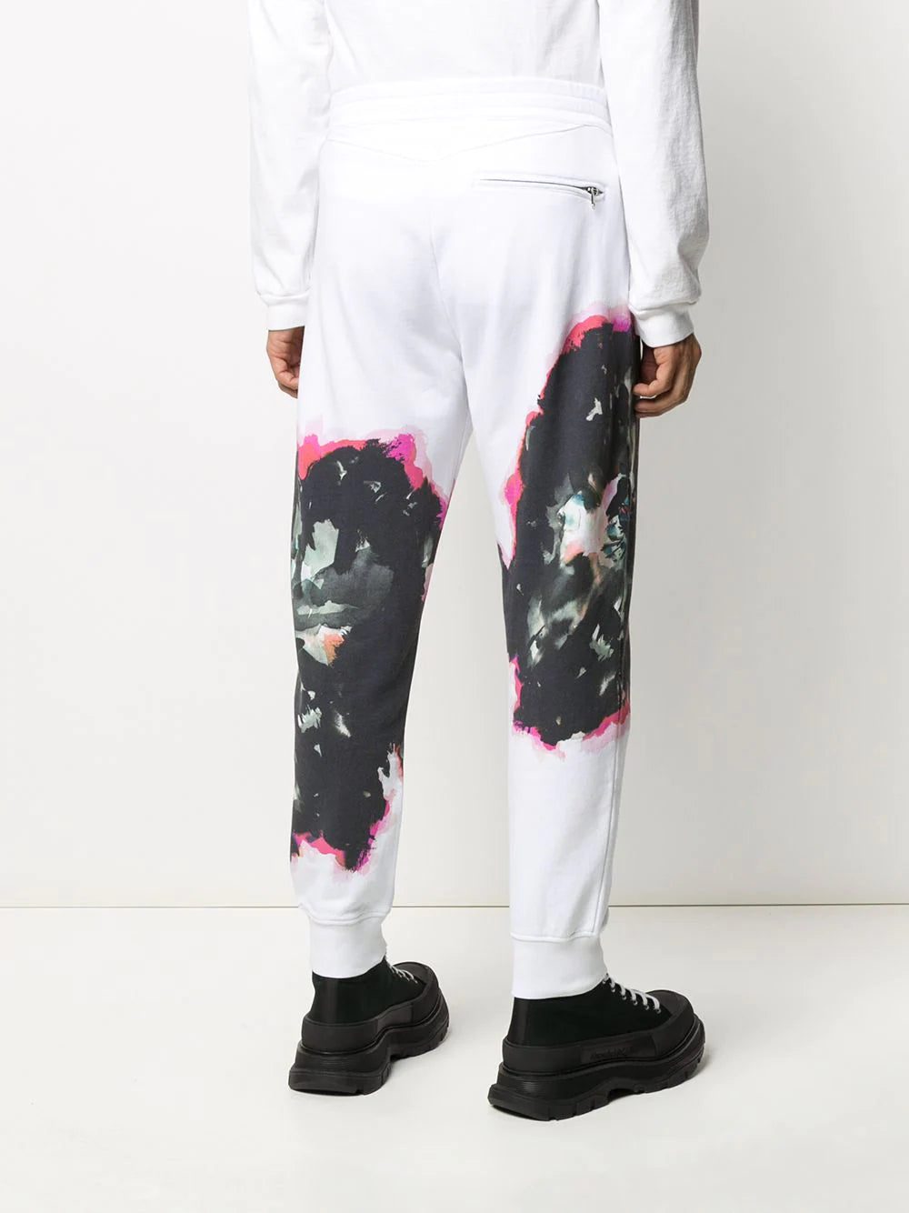 Alexander McQueen abstract print track pants - Image 4