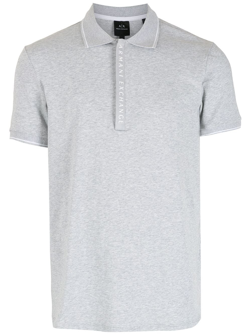 Armani Exchange contrast-trimmed polo shirt
