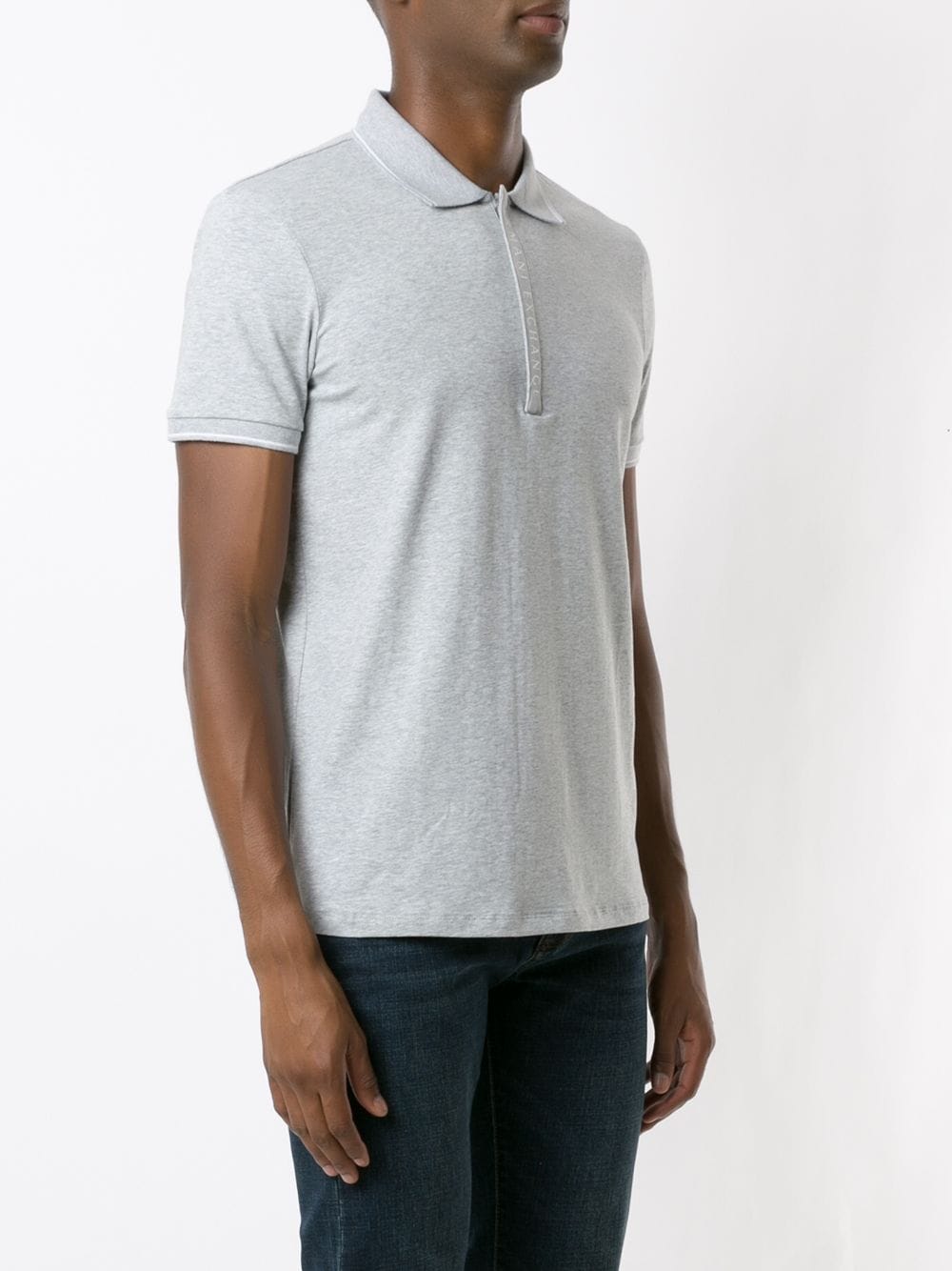 Armani Exchange contrast-trimmed polo shirt - Image 3