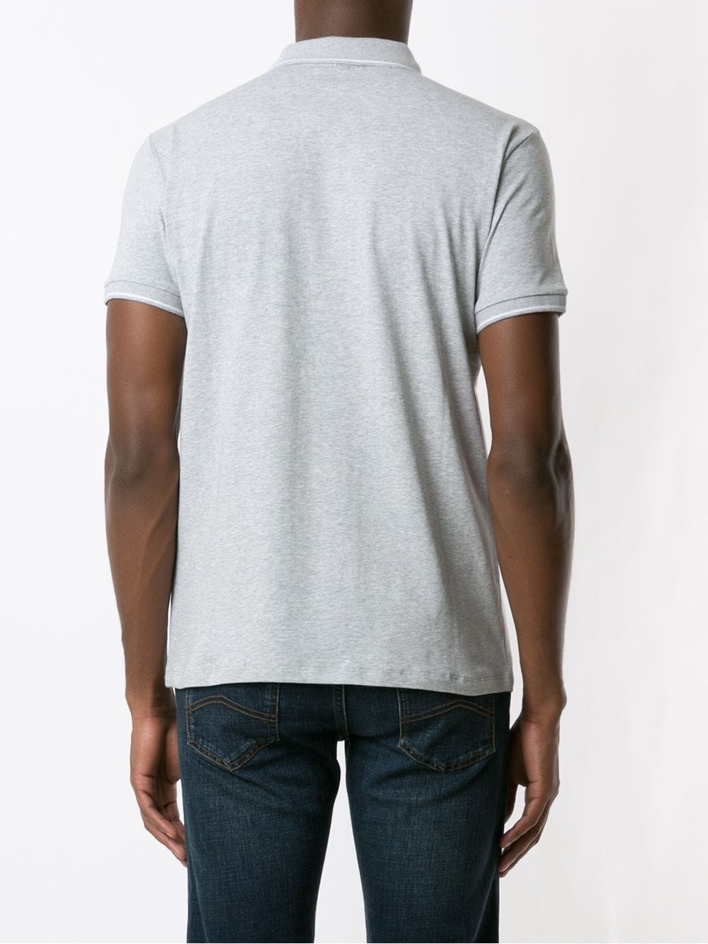 Armani Exchange contrast-trimmed polo shirt - Image 4