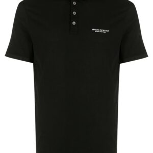 Armani Exchange  logo-print polo shirt