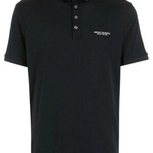 Armani Exchange  logo-print polo shirt