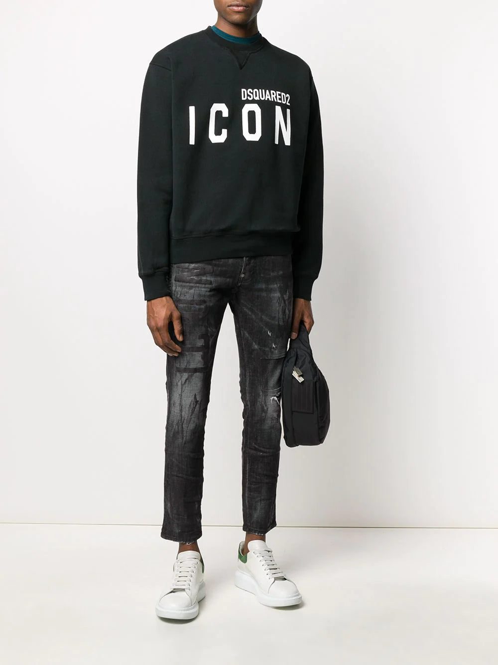 Dsquared2 Icon-print crew neck sweatshirt - Image 2