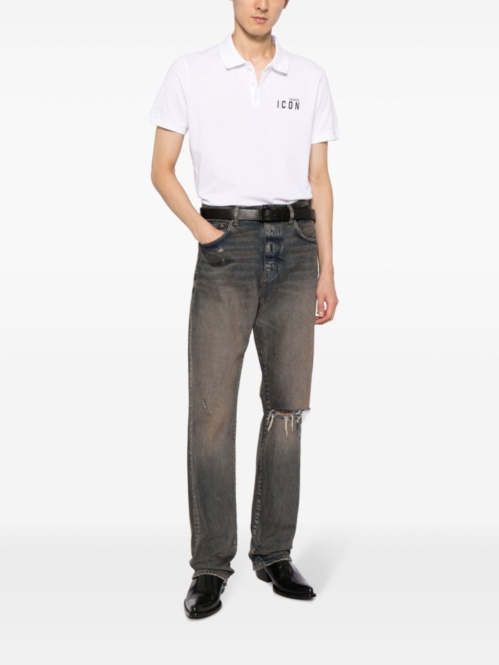 Dsquared2 Icon polo shirt - Image 4