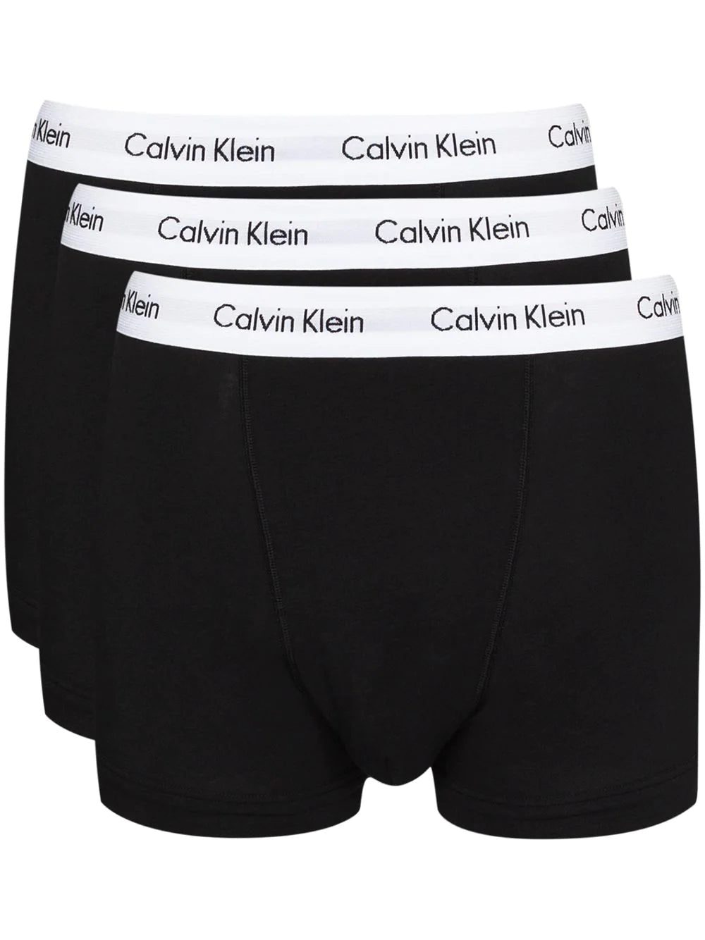 Calvin Klein Underwear three pack logo waistband boxer trunks