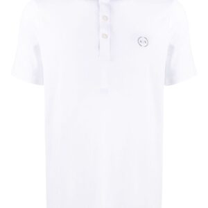 Armani Exchange embroidered logo polo shirt