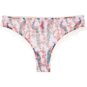 Dolci Follie  peacock print brazilian briefs