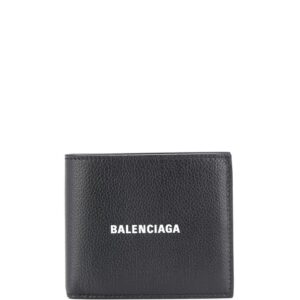 Balenciaga logo print billfold wallet