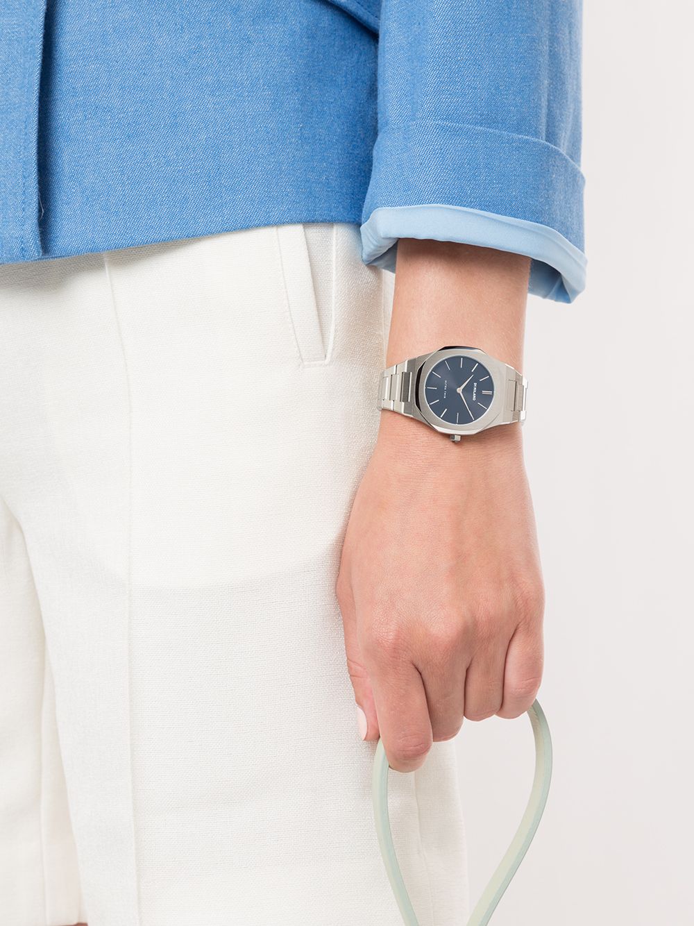 D1 Milano Ultra Thin Silver Night 34mm - Image 2