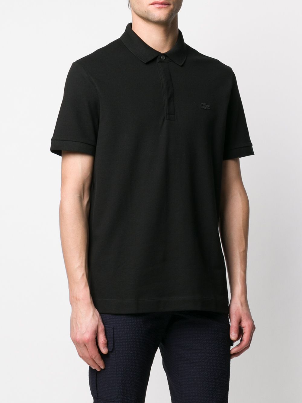 Lacoste logo patch polo shirt - Image 3