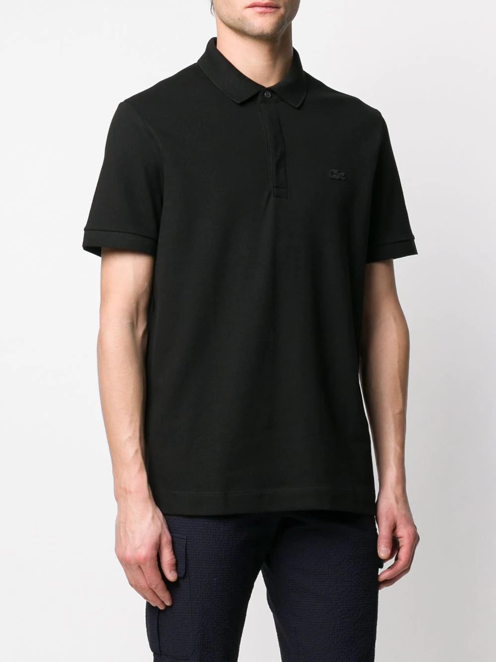 Lacoste logo patch polo shirt - Image 3