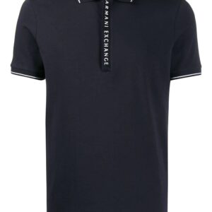 Armani Exchange  logo detail polo shirt
