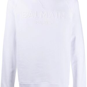 Balmain  embossed logo sweatshirt